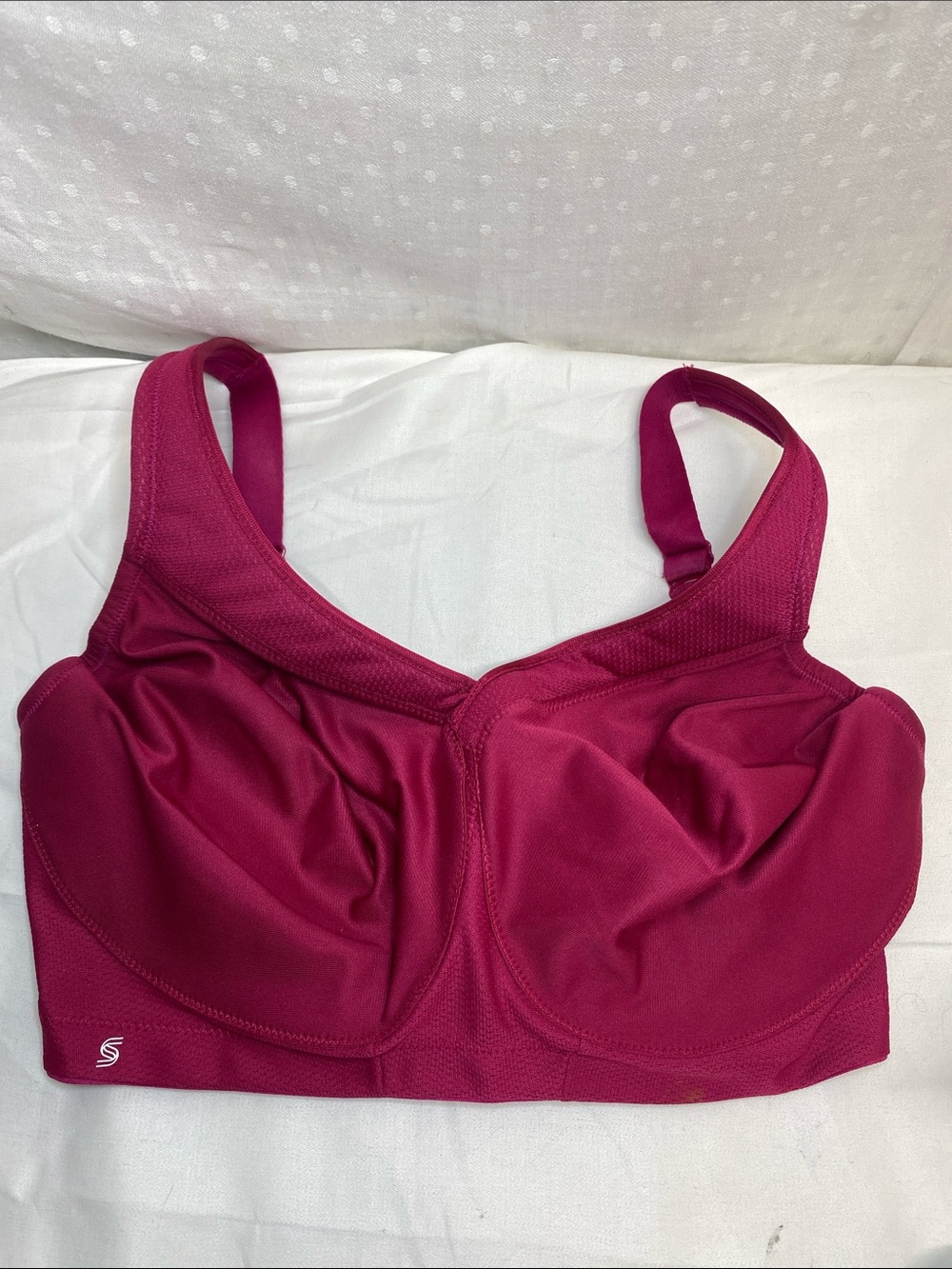 Glamorise Magenta Supportive Sports Bra Wirefree